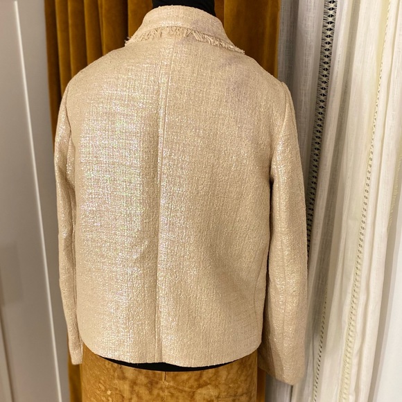 Kate Spade Pink Metallic Blazer - Picture 4 of 8